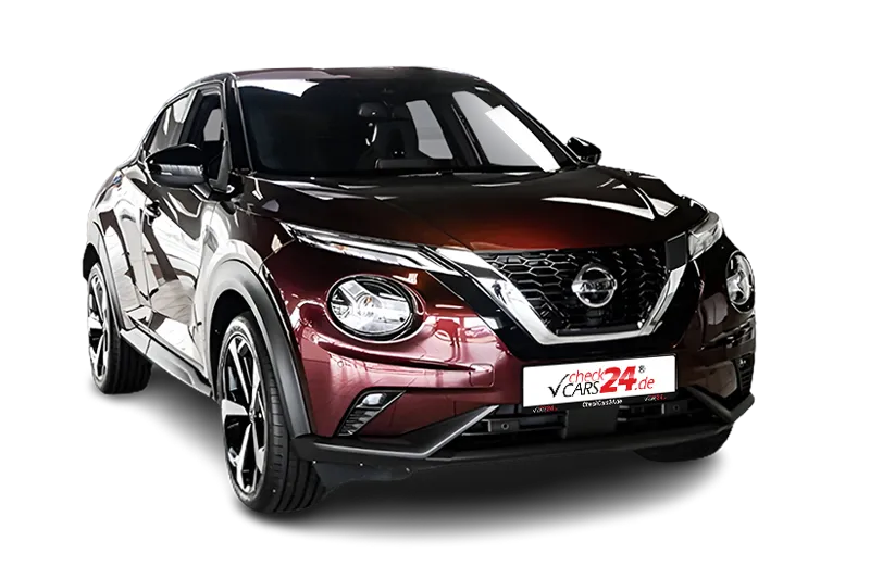 Nissan Juke Tekna, |Rot Metallic |, Schaltwippen, Kamera 360°, PDC v+h, LED, ACC, Keyless Entry & Go