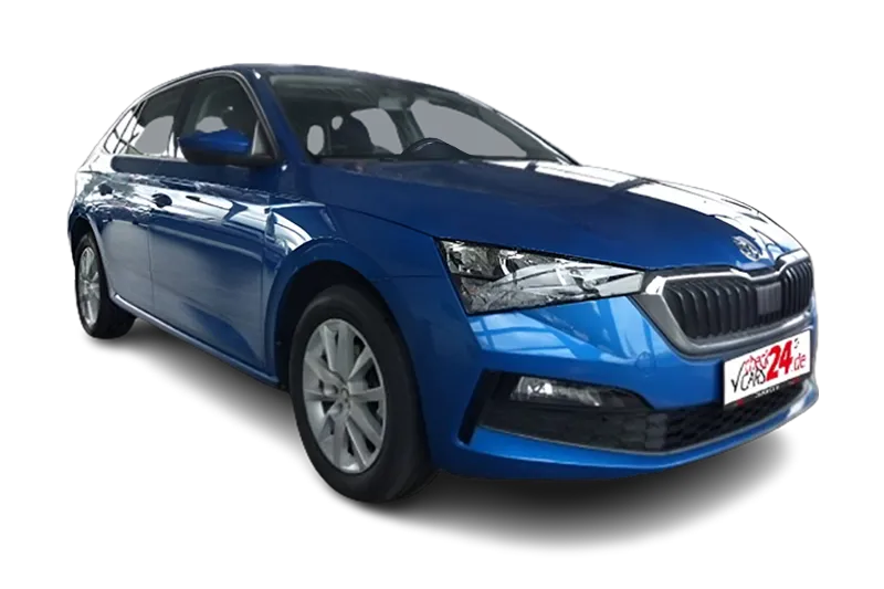 Škoda Scala Ambition, |Blau Metallic |, Tempomat, App-Connect, LED, Start-Stopp-System, PDC, Lichtsensor