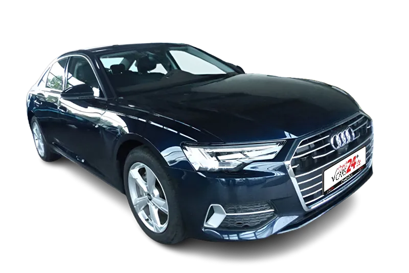 Audi A6 Sport Mild-Hybrid | Blau Metallic | 360° Kamera, PDC, Kurvenlicht, ACC, Audi Sound, Drive Select, Matrix-LED