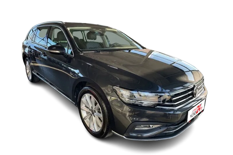 VW Passat Variant Elegance, |Grau Metallic |, Schaltwippen, El. Heckklappe, Kamera, PDC v+h, LED, Klima, ACC