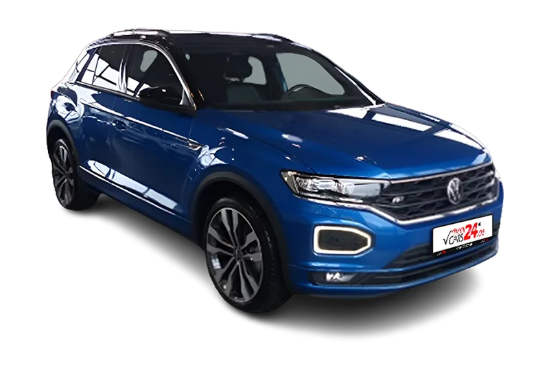 VW T-Roc R-Line, |Blau Metallic |, SHZ, PDC v+h, Kamera, LED, Klima, Virtual Cockpit, Kurvenlicht