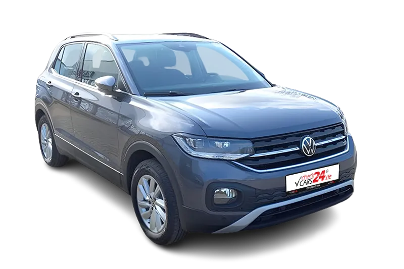 VW T-Cross TSI 110 DSG Life PDC v+h, Voll-LED, Schaltwippen, Navi, Klima, SHZ, Tempomat