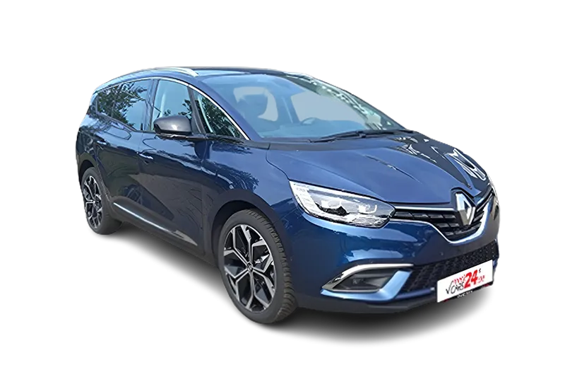 Renault Grand Scenic Techno, |Blau Metallic |, Kamera 360°, SHZ, Voll-LED, PDC v+h, Navi, Keyless Entry & Go