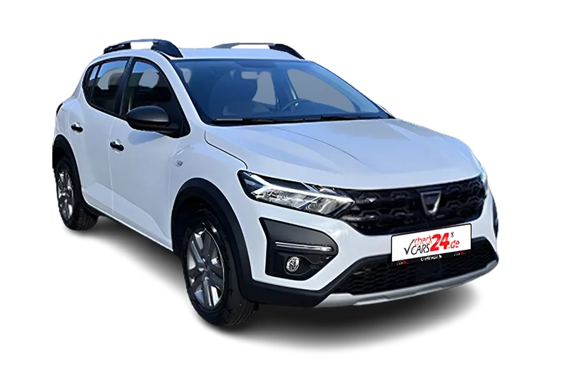 Dacia Sandero Stepway Essential, |Weiß |, DAB+, Klima, LED, Regensensor, Tempomat