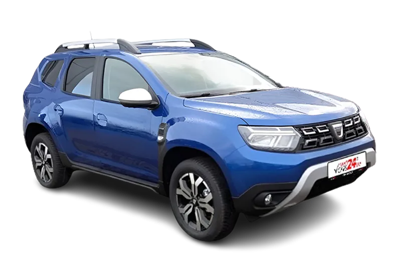 Dacia Duster Prestige 4x4 | Blau Metallic | Kamera, PDC, App-Connect, Navi, Klima, Keyless-Entry, SHZ, LM 17 Zoll