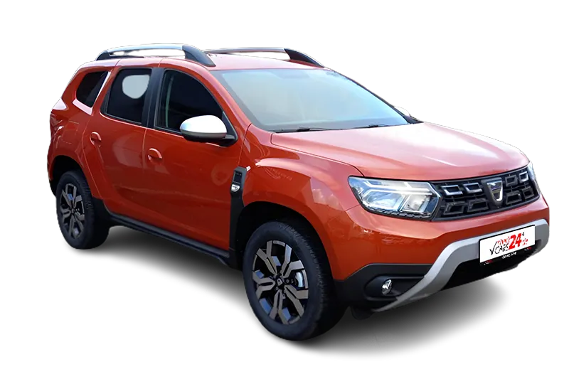 Dacia Duster Prestige 4x4 | Orange Metallic | Keyless-Entry, PDC, Kamera, App-Connect, Navi, Klima, SHZ, LM 17 Zoll