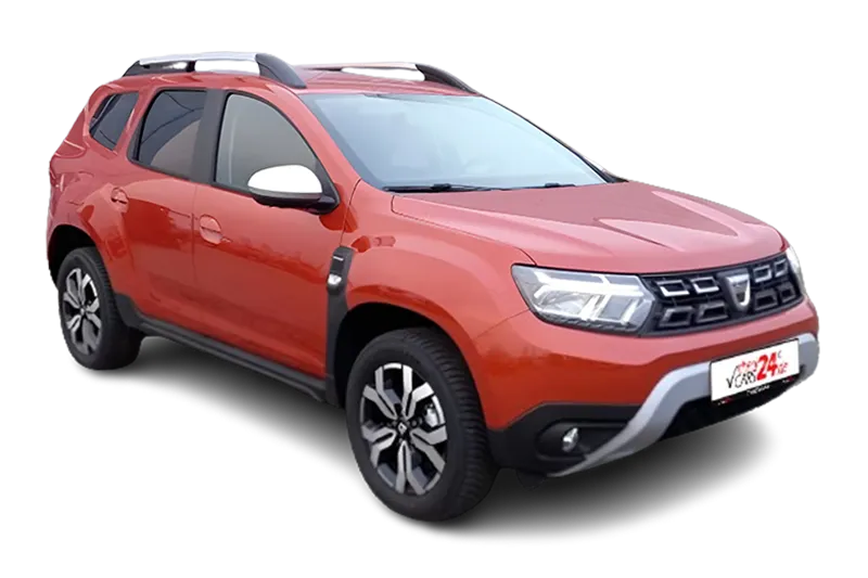 Dacia Duster Prestige 4x4 | Orange Metallic | PDC, Kamera, App-Connect, Navi, Klima, Keyless-Entry, SHZ, LM 17 Zoll