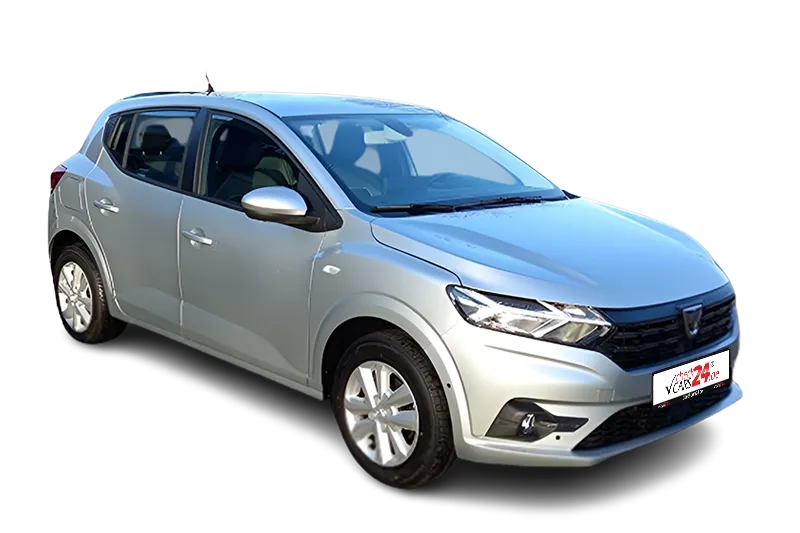 Dacia Sandero Comfort | Grau Metallic | Navi, PDC v+h, Kamera, App-Connect, Regensensor, Lichtsensor, Klima, SHZ