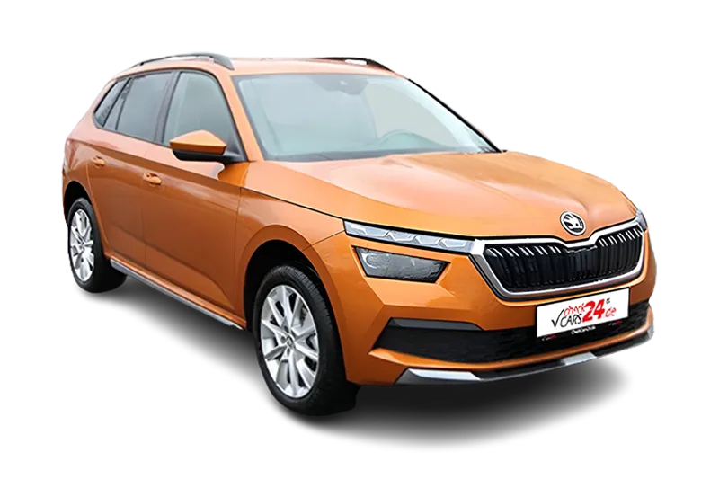 Škoda Kamiq Style Plus | Orange Metallic | Virtual Cockpit, PDC v+h, Kamera, App-Connect, ACC, Keyless-Go, LM 17 Zoll