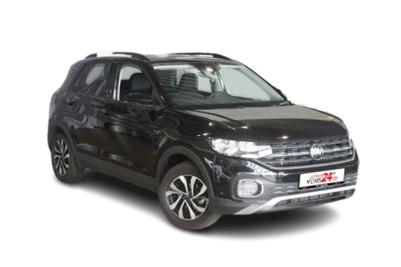 VW T-Cross Active | Schwarz Metallic | ACC, Navi, App-Connect, PDC, Klima, Lane Assist, SHZ, LM 16 Zoll