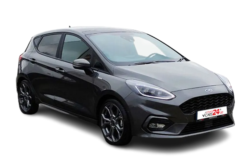 Ford Fiesta Eco Boost Mild - Hybrid, SHZ, Navi, Tempomat, PDC v + h + Kamera, Sportsitze, LM 17 Zoll