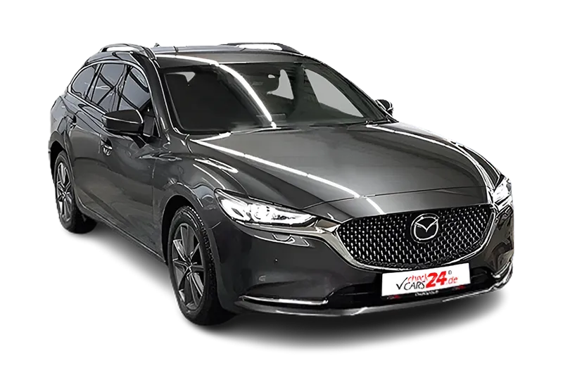 Mazda 6 Sport-Line | Grau Metallic | Tempomat, PDC v+h, Kamera, Navi, Head-Up Display, Regensensor, Kurvenlicht