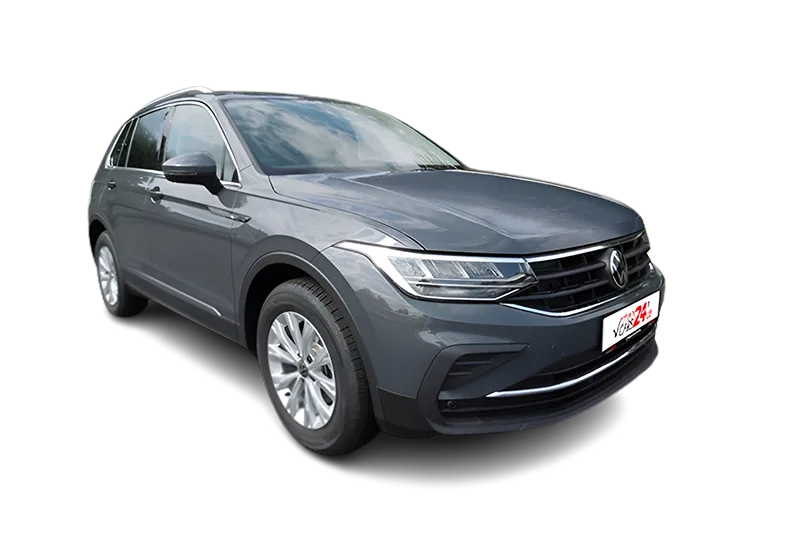 VW Tiguan Life | Grau | ACC, PDC v+h, Kamera, App-Connect, Klima, Navi, SHZ, LM 17 Zoll