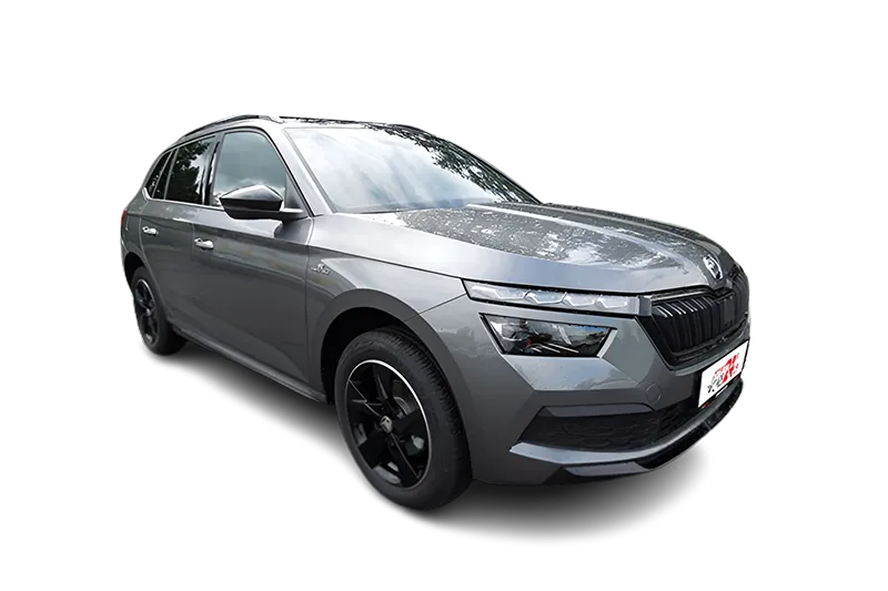 Škoda Kamiq Monte Carlo | Grau Metallic | Panoramadach, PDC v+h, Kamera, App-Connect, Klima, Keyless-Go