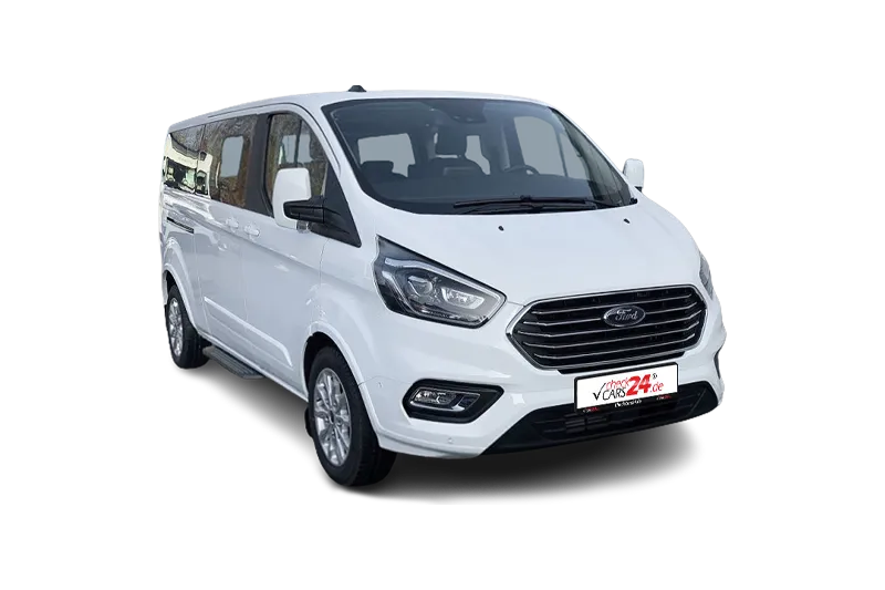 Ford Tourneo Custom Titanium L2 | Weiss | 8 Sitzer, PDC v+h, Kamera, App-Connect, ACC, Kurvenlicht, SHZ