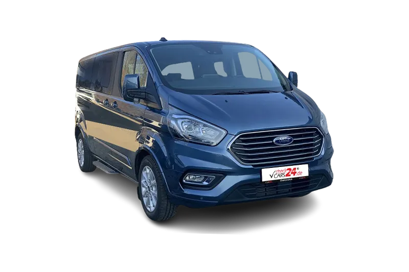 Ford Tourneo Custom Mild-Hybrid L2 | Blau Metallic | PDC v+h, Kamera, App-Connect, ACC, Ford Easy Fuel, LM 17 Zoll