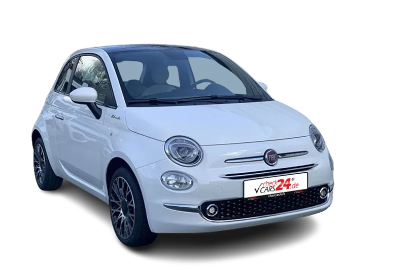 Fiat 500 Dolcevita | Weiss | Panoramadach, App-Connect, Start-Stopp System, Klima, Regensensor, Einparkhilfe