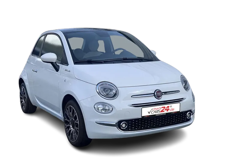 Fiat 500 Dolcevita | Weiss | Panoramadach, App-Connect, Klima, Einparkhilfe, Tempomat, Uconnect