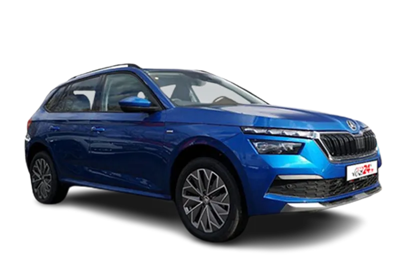 Škoda Kamiq Drive 125 1.5 TSI / Race Blau Metallic / Pano-Dach / PDC / SHZ / Start-Stopp-System / Klimaautomatik / Navi