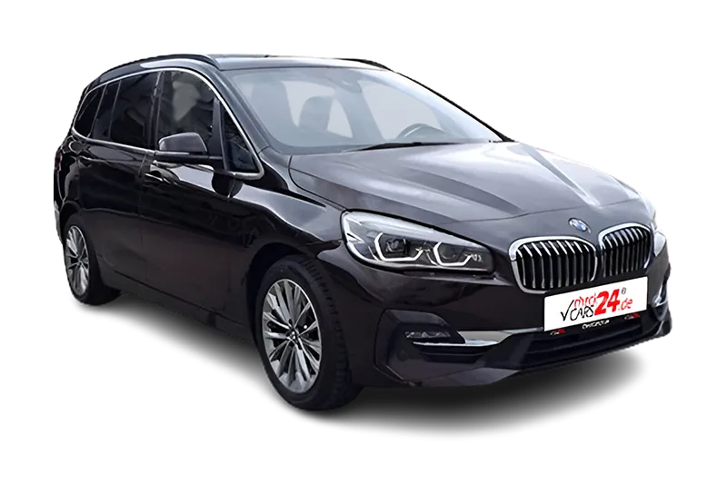 BMW 218d Gran Tourer XDrive | Braun Metallic | Panoramadach, Kamera, PDC, Klima, Navi, El. Heckklappe