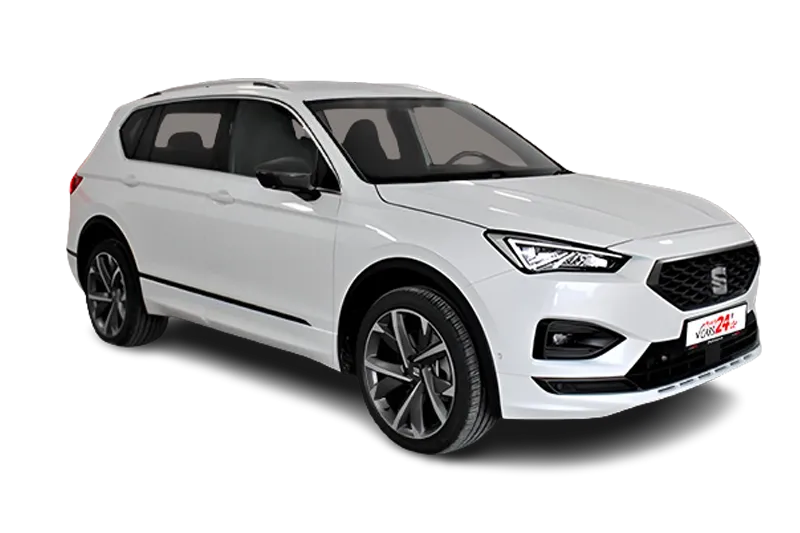 Seat Tarraco FR, |Weiß Metallic |, Kamera 360°, SHZ, PDC v+h, Klima, Sportsitze, LM 20 Zoll, Navi