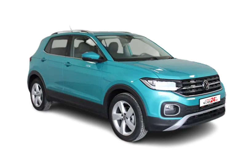 VW T-Cross Style | Blau Metallic | ACC, PDC, Kamera, Klima, Lane Assist, Navi, App-Connect, SHZ, LM 17 Zoll