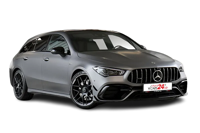 Mercedes-Benz CLA 45 Shooting Brake Amg Line 4Matic, | Grau Metallic Metallic |, Kamera 360°, Dynamic Select, Burmester Sound, App-Connect, MBUX