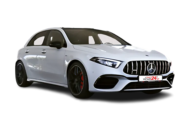 Mercedes-AMG A 45 AMG Line 4Matic+ | Weiß | Panoramadach, MBUX, Kamera, PDC v+h, AMG LM 19 Zoll, Kurvenlicht