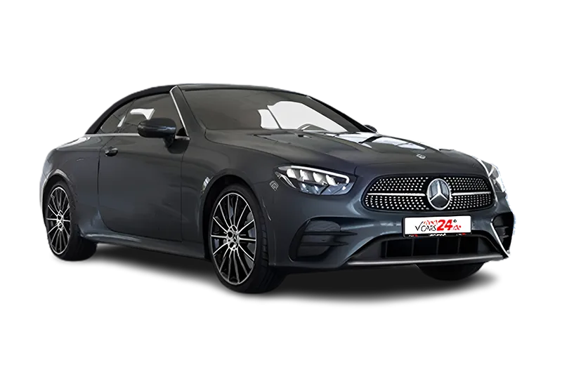 Mercedes-Benz E 220d Cabrio AMG Line | Grau Metallic | Dynamic Select, Kamera, PDC v+h, AirScarf Kopfraumheizung, LED