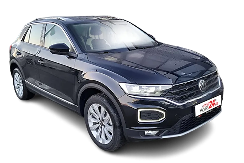 VW T-Roc Sport, | Schwarz Metallic|, Kamera, PDC v+h, ACC, Sportsitze, SHZ, LED, Regensensor, Navi