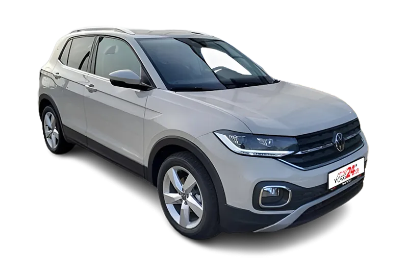 VW T-Cross Style, |Grau |, Keyless Go, LED, Kamera, SHZ, Start-Stopp System, ACC, PDC v+h