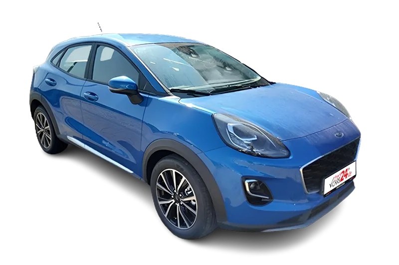 Ford Puma Titanium, |Blau Metallic |, LM 17 Zoll, Tempomat, Navi, LED, Start-Stopp System, PDC, SHZ