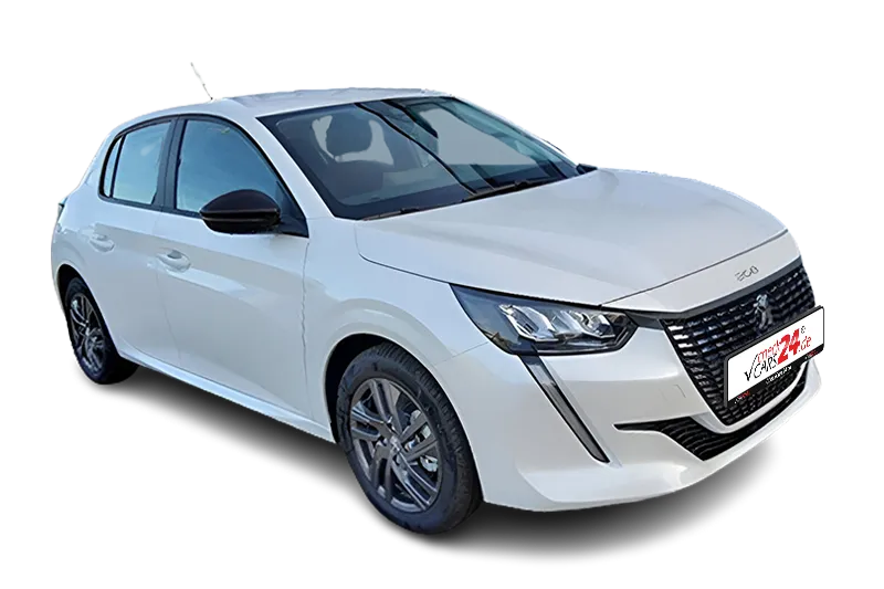 Peugeot 208 | Weiss Metallic | SHZ, App-Connect, Klima, Einparkhilfe, Tempomat