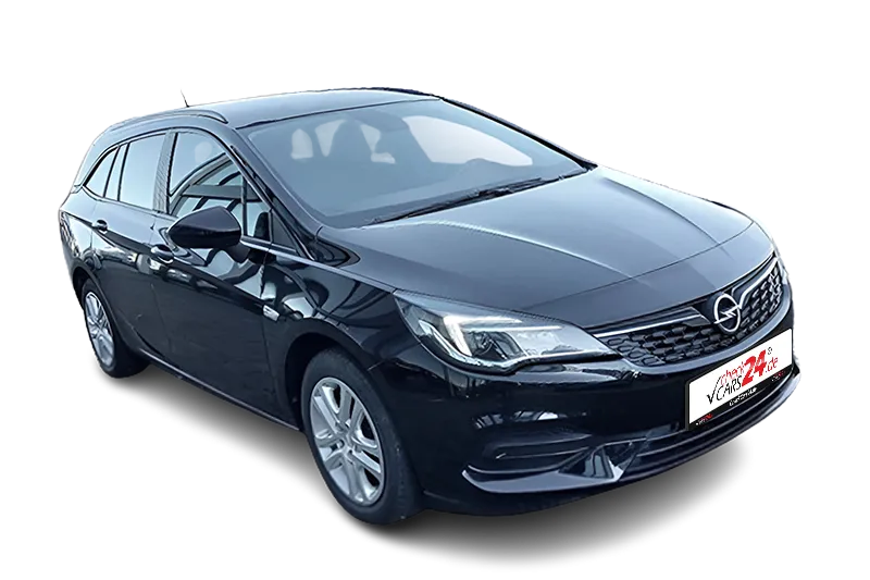 Opel Astra Sports Tourer Edition | Schwarz Metallic | Tempomat, App-Connect, Klima, Regensensor, Einparkhilfe, Lichtsensor, SHZ