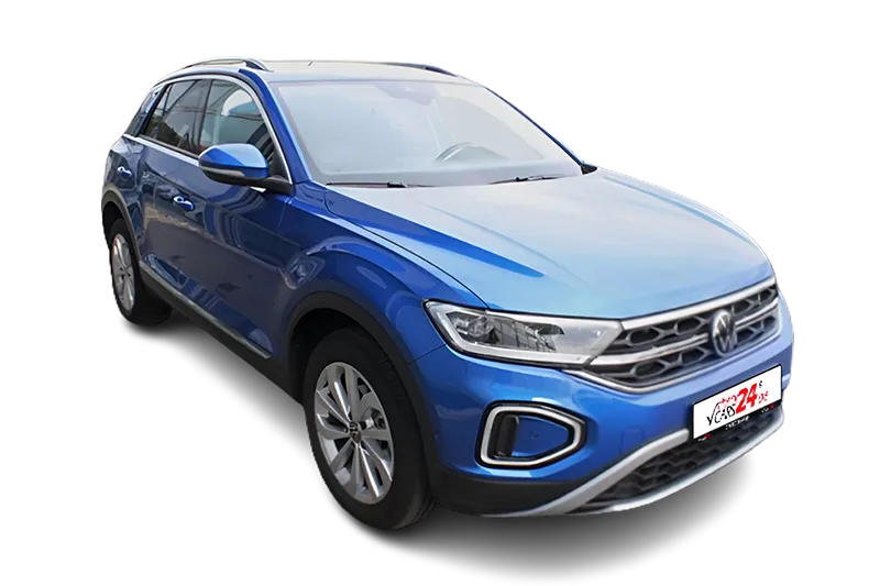 VW T-Roc Style, |Blau Metallic |, DAB+, Kamera, PDC, Klima, Regen- \ Lichtsensor, Kurvenlicht, SHZ