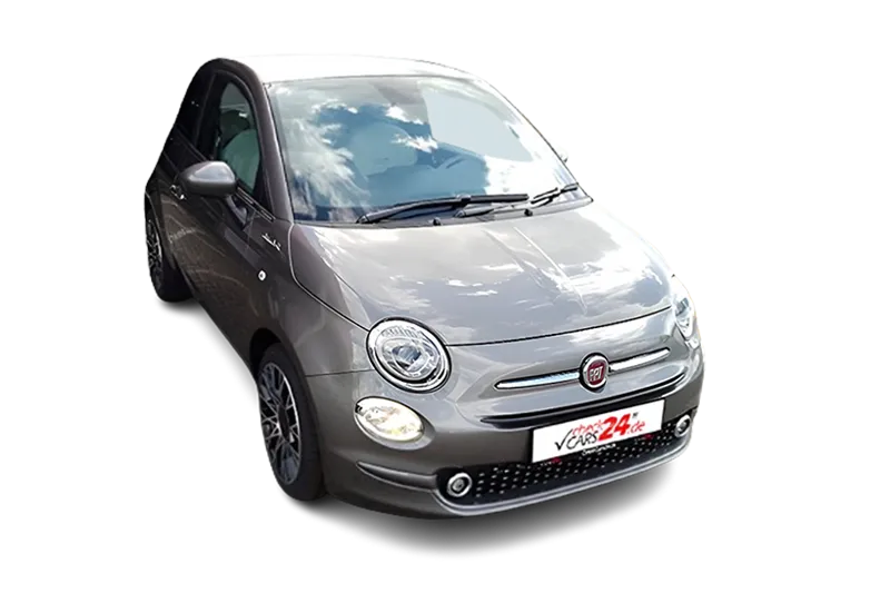 Fiat 500 Dolcevita | Grau Metallic | Schiebedach, App-Connect, Klima, Regensensor, Einparkhilfe, Tempomat