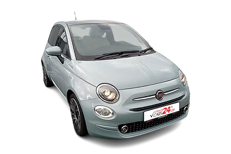 Fiat 500 Dolcevita  Mild-Hybrid | Gruen Metallic | Panoramadach, App-Connect, Regensensor, Lichtsensor, Einparkhilfe, Uconnect