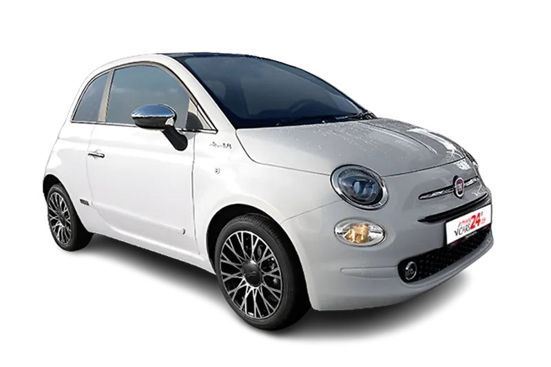 Fiat 500 Dolcevita  Mild-Hybrid | Weiss Metallic | Panoramadach, App-Connect, Klima, Virtual Cockpit, Einparkhilfe, Tempomat