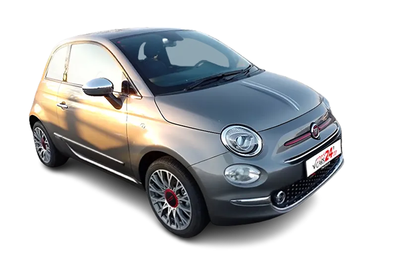 Fiat 500 RED  Mild-Hybrid | Grau | Panoramadach, App-Connect, Navi, Klima, Einparkhilfe, Tempomat