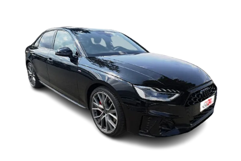 Audi A4 S Line | Schwarz Metallic | Navi Plus, PDC, Kamera, ACC, Lane Assist, Sportfahrwerk, Schaltwippen