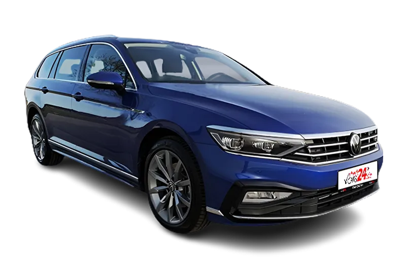 VW Passat Variant R-Line 4Motion, |Blau Metallic |, SHZ, Kurvenlicht, PDC v+h, Kamera, Coming / Leaving Home, Klima