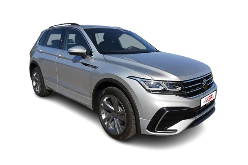 VW Tiguan R-Line 4Motion | Silber Metallic | Digital Cockpit, Kamera, PDC, Navi, Klima, Lane Assist, ACC, LM 19 Zoll