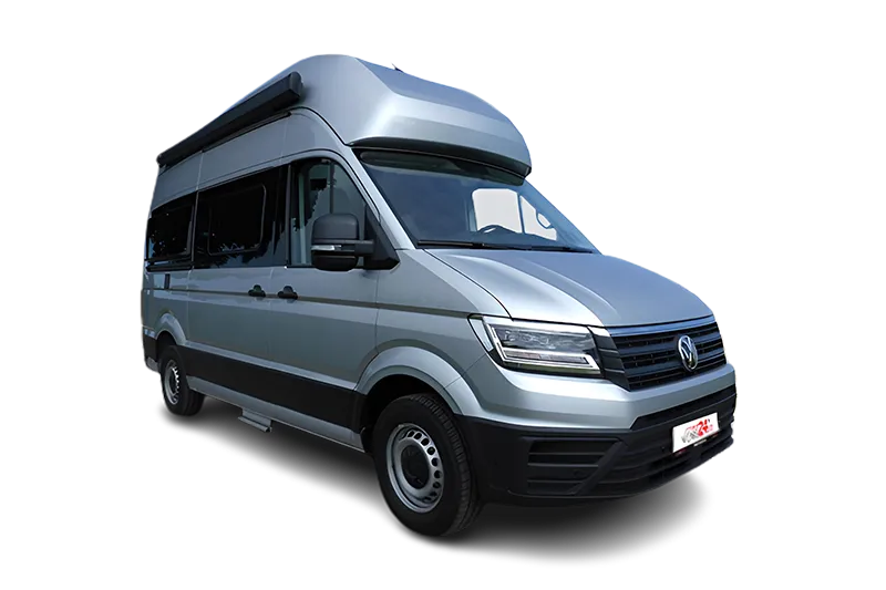 VW Grand California / Reflexsilbermetallic / SHZ / PDC / Kamera / Hill-Holder / Navi / Bett / Küche / WC / 