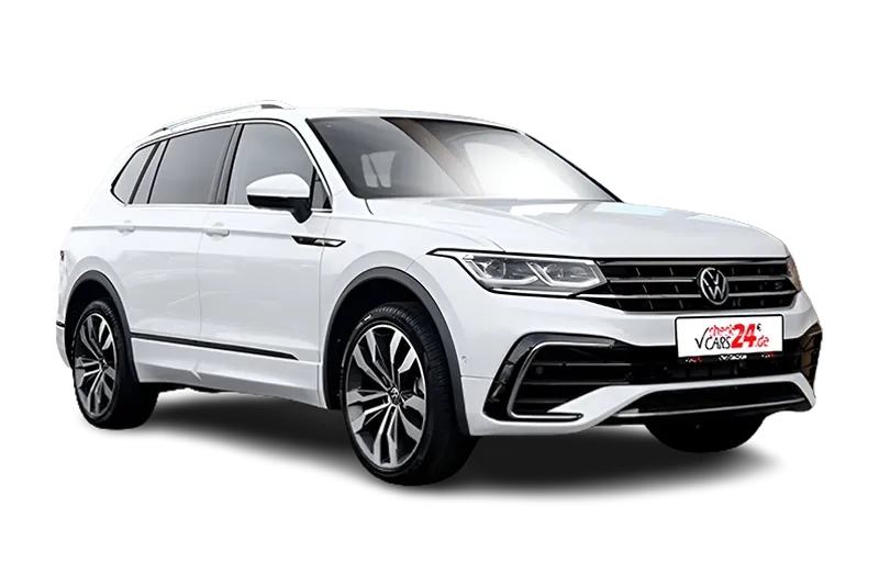 VW Tiguan Allspace R-Line 4Motion, | Weiß|, Kamera, PDC v+h, ACC, Keyless-Go, SHZ, LED, Lichtsensor