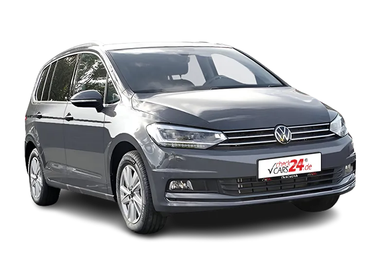 VW Touran Highline, |Grau |, 7 Sitzer, PDC v+h, Kamera, Klima, ACC, Navi, Schaltwippen