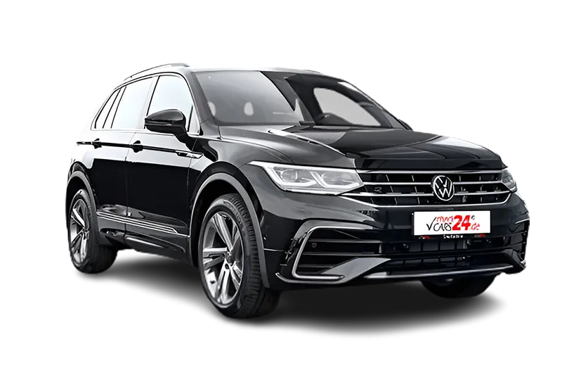 VW Tiguan R-Line | Schwarz Metallic | Digital Cockpit Pro, Kamera, PDC, Navi, Kurvenlicht, Klima, Keyless-Go