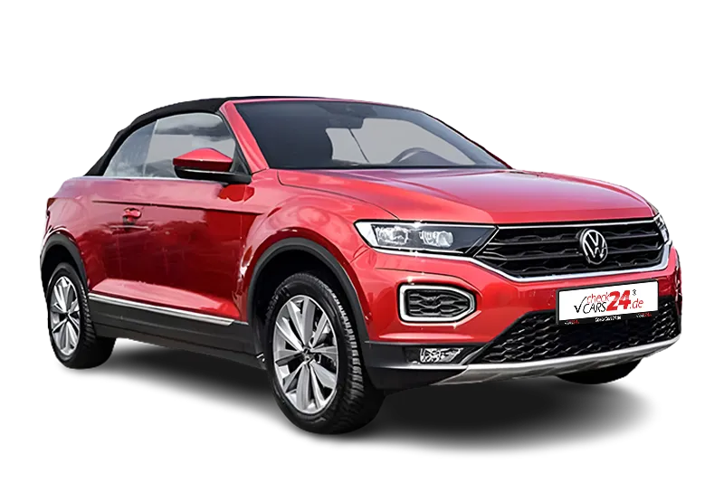 VW T-Roc Style, |Rot Metallic |, SHZ, Kurvenlicht, Kamera, PDC v+h, ACC, Keyless-Go, LM 17 Zoll