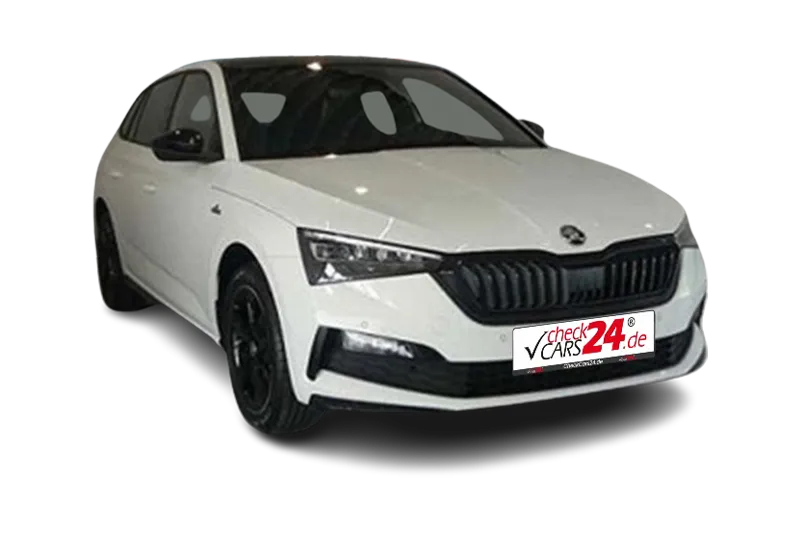 Škoda Scala Monte Carlo, |Weiß |, SHZ, Panoramadach, PDC v+h, Kamera, App-Connect, LED, Sportsitze