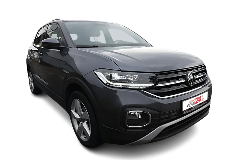 VW T-Cross Style | Grau Metallic | IQ. Drive, Navi, PDC, Kamera, Lane Assist, Digital Cockpit, Sportsitze