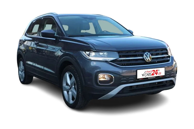 VW T-Cross Style, |Grau Metallic |, LED, Navi, PDC v+h, Kamera, App-Connect, Klima, SHZ, Sportsitze